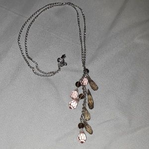 Beautiful 925 made in italy with real stones neckl